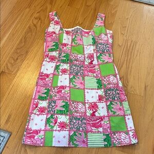 Lilly Pulitzer Brycer Printed Ruffle Dress multi patchtastic size 6/8